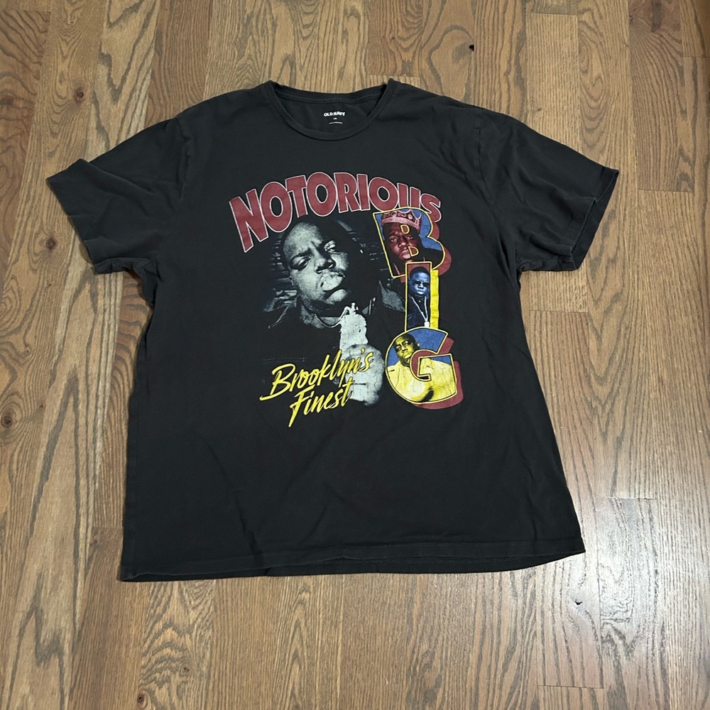 Black Notorious B.I.G. Graphic T-Shirt